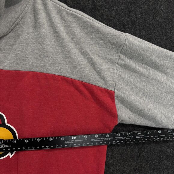 Louisville Cardinals Pullover Women's XXL Red Gray Cowl Neck Graphic Long Sleeve - Picture 5 of 7